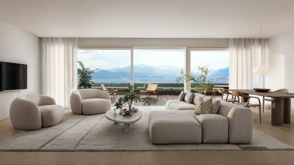 Intérieur Greeline à Savièse près de Sion by FM immobilier Suisse