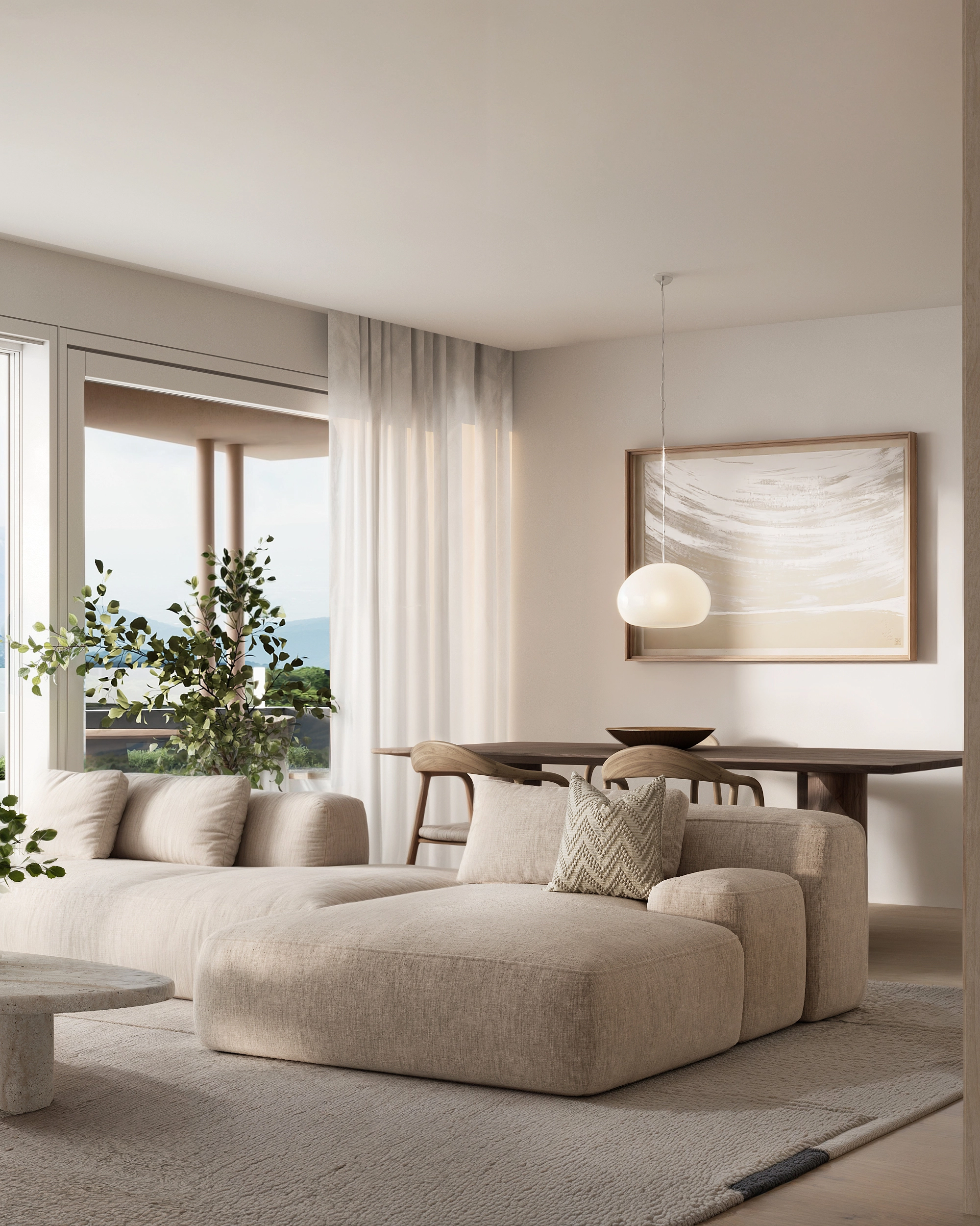 Intérieur Greeline à Savièse près de Sion by FM immobilier Suisse